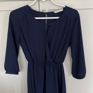 🐥Lush/Nordstrom Faux wrap dress with elastic waist.